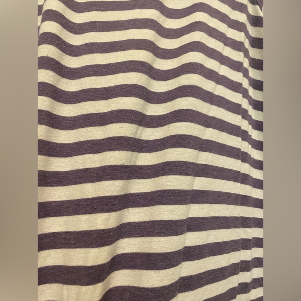 Kaileigh Purple and White Striped Mini Dress - Picture 4 of 6